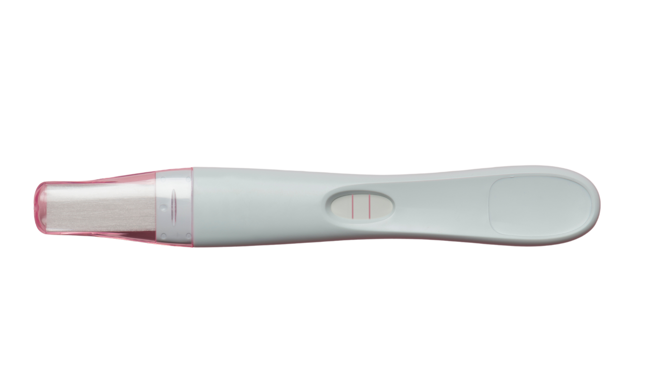 At home pregnancy testing example